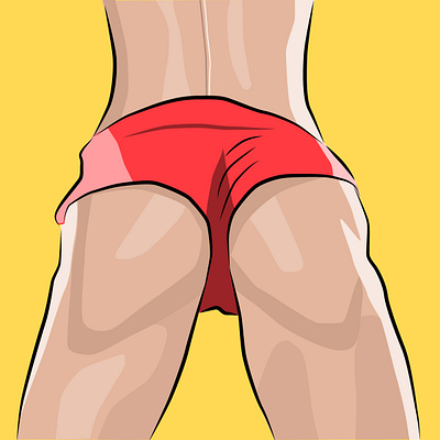 Fit ass design flat illustration illustrator instagram isometry noise noise shadow vector web