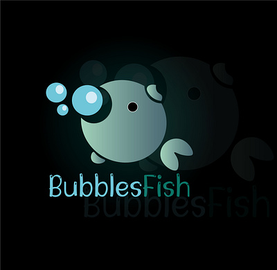 BubblesFish logo design 2020 adobe illustrator branding design free free online course illustration illustrator logo tutorial