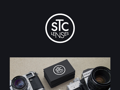 STC Lenses branding crafting lenses logo repairs sans serif