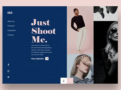 Photography web design daily ui mobile app webdesign website webui