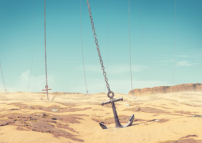 Desert anchor 3d 3drender 3dsmax abstract anchor art cgart chain concept desert design illustration photoshop realistic render surrealism