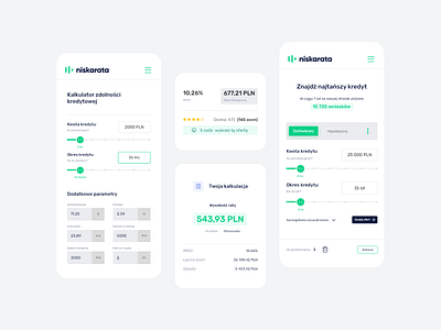 Bank & Credit Comparison Platform (UI/UX, Branding) app bank banking app comparison credit credits finance financial loan minimal platform responsive rwd ui uiux ux web webdesign website