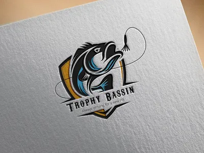 Logo Design fish logo fishermen fishing logo hunting logo logo design logodesign logos