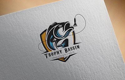 Logo Design fish logo fishermen fishing logo hunting logo logo design logodesign logos