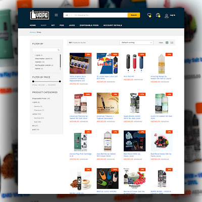 Vape shop E-Commerce website design by Woocommerce business website corporate website design ecommerce elementor vape vapecommunity vapelife vapelove vapelyfe vapenation vapeon vapepics vapeporn vaper vapers vapeshop vapesociety vapesociety vapestagram vapetricks