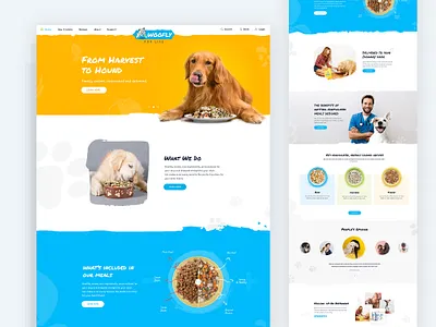 The super amazing project ( woofly.ca website ) creative design home home page minimal online shop online store pet petfood petshop shop ui ux web webdesign website