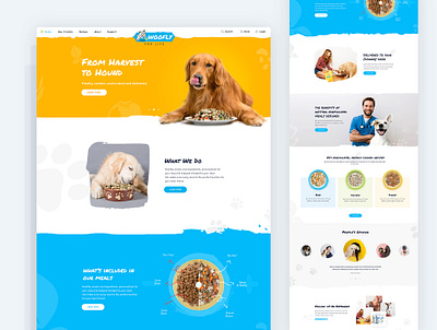 The super amazing project ( woofly.ca website ) creative design home home page minimal online shop online store pet petfood petshop shop ui ux web webdesign website