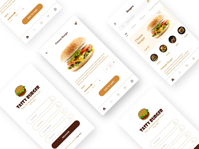 Burger App Design for online shipping design minimalist mobile mobile app mobile app design mobile design mobile ui mockup modern ui ui ux ui design uidesign uiux ux ux ui ux design uxdesign uxui