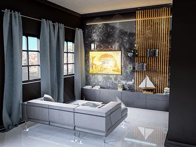 Interior Render of a Living room 3d architecture design design art fiverr interior interior design lumion render