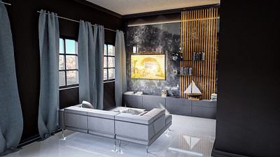 Interior Render of a Living room 3d architecture design design art fiverr interior interior design lumion render