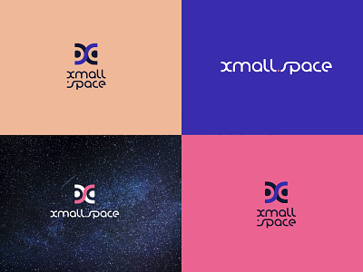 Xmall.space logo. Version 2 branding design graphic design identity illustration logo logotype ui ux vector