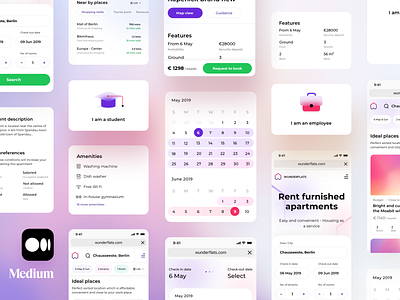 Wunderflats assignment live on Medium apartment booking calendar case study client design assignment frunished flat job landlord mediun mobile version neel prakhar rental responsive search sharma student employee tenant ui ux study