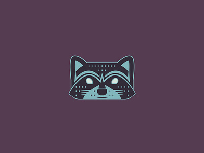 Raccoon Totem - 26/365 forest animals geometric illustration illustration design new symbol totem vector