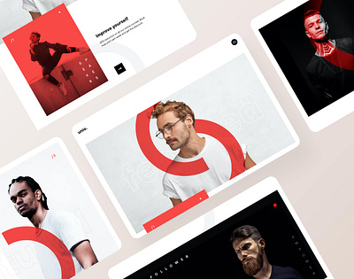 Modern Minimal Online Course Webdesign fashion landingpage minimal minimalist style stylescape trend webdesign