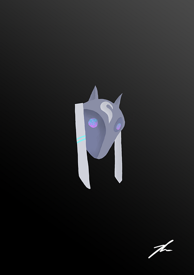 Kindred illustration kindred league of legends leagueoflegends paint painting