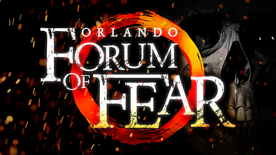 Brand Design (Orlando Forum of Fear Attraction) art branding design designer freelance freelancer graphic graphic design haunt haunted haunted house haunted mansion hireme horror horror art horror nights logos photoshop scary spooky