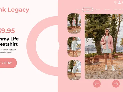 Pink Legacy design web webdesign