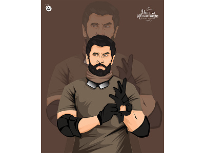 Dhruva natchathiram . Vector art illustration chiyaanvikram chiyaanvikramfans gvm illustration tamilcinema vector