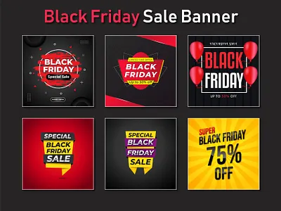 Black Friday Bundle Sale Banner or Social Media Post Template business flyer creative flyer flyer design flyer design idea gym flyer social media post