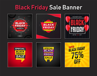 Black Friday Bundle Sale Banner or Social Media Post Template business flyer creative flyer flyer design flyer design idea gym flyer social media post