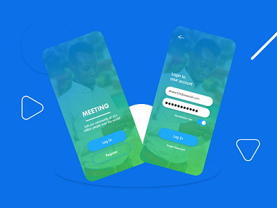 Login Screen App app design ui ux uxdesign