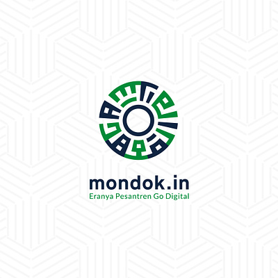 Logo design mondok.in app branding design icon logo minimal