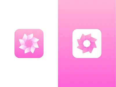 Flower AppIcon adobe illustrator android app icon app icon app icon design app icon logo app logo branding clean creative creative design flower flower icon flower illustration flower logo icon icon design illustraion ios app icon logo vector