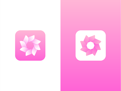 Flower AppIcon adobe illustrator android app icon app icon app icon design app icon logo app logo branding clean creative creative design flower flower icon flower illustration flower logo icon icon design illustraion ios app icon logo vector