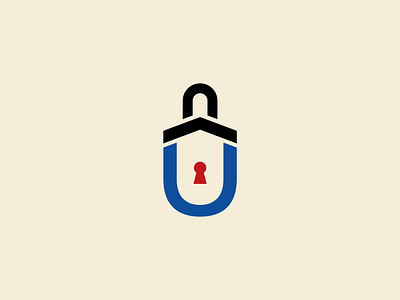 Lock Logo U design lock logo logo u letter logo u lock logo u logo