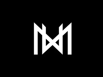 MW logo brand concept design illustrator logo logo design mw logo symbol vector wm logo