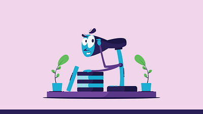 Lampshades Character animation character character design characterdesign illustration illustrator lamp lampshades motion motion design motion graphics vector