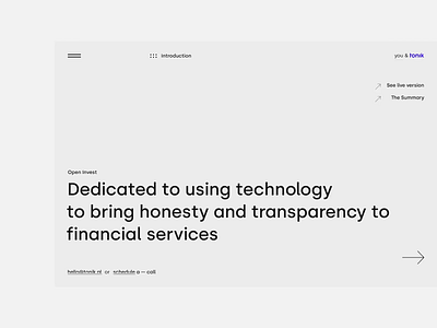 Tonik - Case study case casestudy long page portfolio