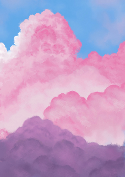 Pink clouds clouds digitalpainting painting pink procreate procreateapp sky sunset