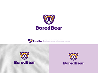 Bored Bear logo concept app brand branding branding design d logo design dog grafast design graphic design icon illustration logo logo designer minimal motion graphics typography ui ux vector web