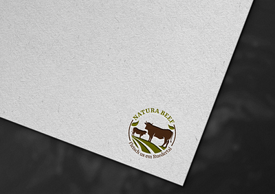 NATURA BEEF LOGO branding design flat icon illustration illustrator logo minimal ui ux