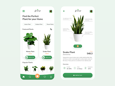 Plant store app adobexd appdesign branding illustration plantapp plantstore ui ux uidesign uikit uxdesign uxuidesign website