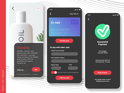 Daily UI / Credit Card Payment