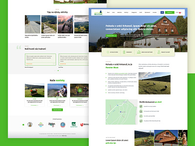 Guesthouse website - Penzion Blesk art creative design digital estate guesthouse inspiration trip web webdesign webinspiration