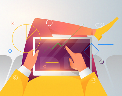 Interactive 2d animation cartoon character design flat illustration motion ui ux