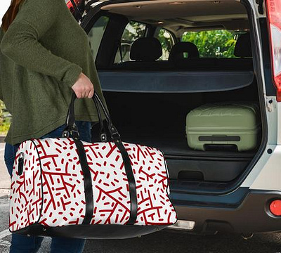 Seamless Design-1 Rounded Lines For Traveling Bags branding design identity illustration lettering minimal seamless seamless loop seamless pattern seamless patterns seamlesspattern typography vector