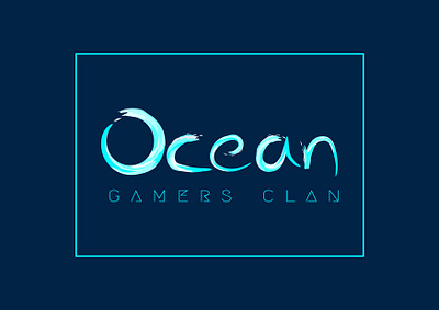 Ocean Gamer's Logo branding flat logo design illustrator logo logo concept logodesign logos minimal vector