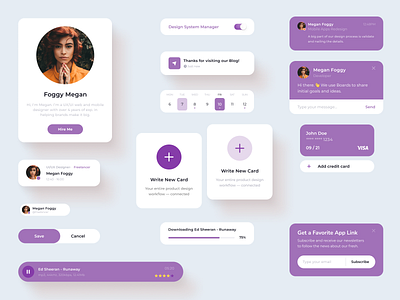 app Ui Elements app cards design figma minimal popup card design purple subscription box ui ui design uielements uiux ux