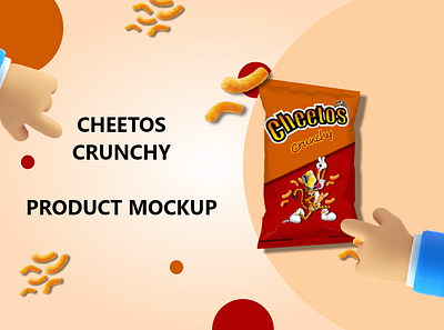 Cheetos Crunchy Product Mockup adobexd adobexdtutorial design designer poster design ui ux web web design youtube