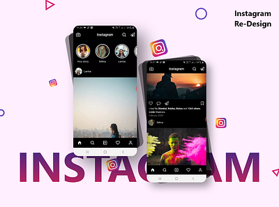 Instagram App adobexd adobexdtutorial branding design designer designer portfolio poster design ui ux youtube