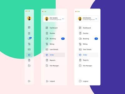 Sidebar Navigation - clearfreight cargo dashboard design freight forwarding icon iconography icons inspiration logistics navigation shipping sidebar sketch ui ux web website