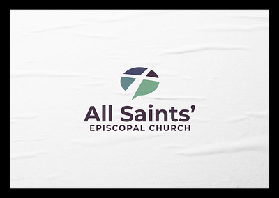 All Saints' Episcopal Church Logo all saints church branding church identity church logo identity kaleb kendall logo logodesign