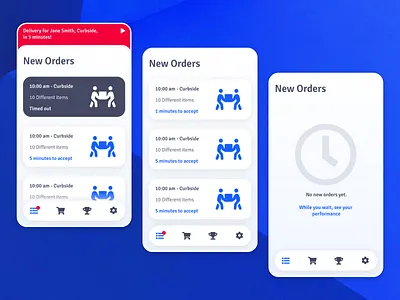 Shopper Anywhere - Orders app clean commerce covid exploration minimal mobile mobile app product retail shopping ui ux