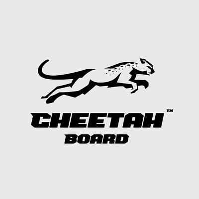 Cheetan Board brand branding cheetah design gepard icon illustration leopard logo logotype type vector