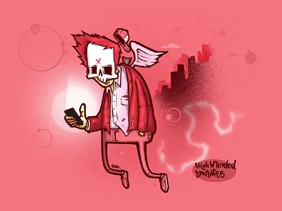Malaise art artist character design digital art drawing illustration illustrator procreate sketchbook skull