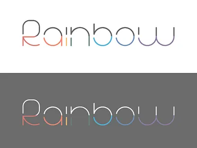 Rainbow Logo art art entertainment artist brand brand design brand identity branding branding design character drawing illustration illustration art logo logo design logodesign logotype